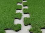 Mata gumowa ze sztuczną trawą puzzel 60cm x 60 cm